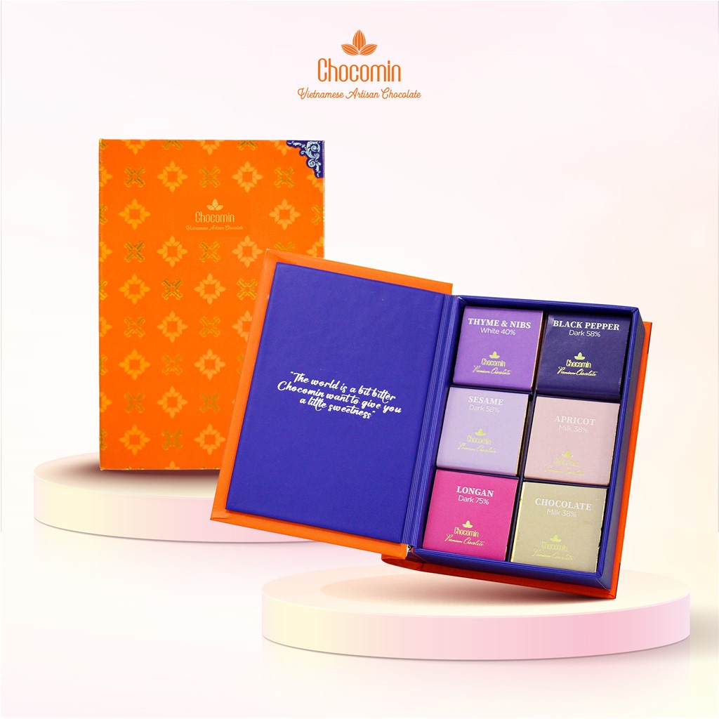 Picture of Mini Size Chocolate "Book" Box - Neapolitans Collection